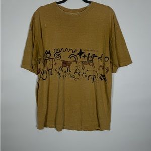 1992 EMI T Shirt Albuquerque NM Aztec Made In USA Distressed Single Stitch